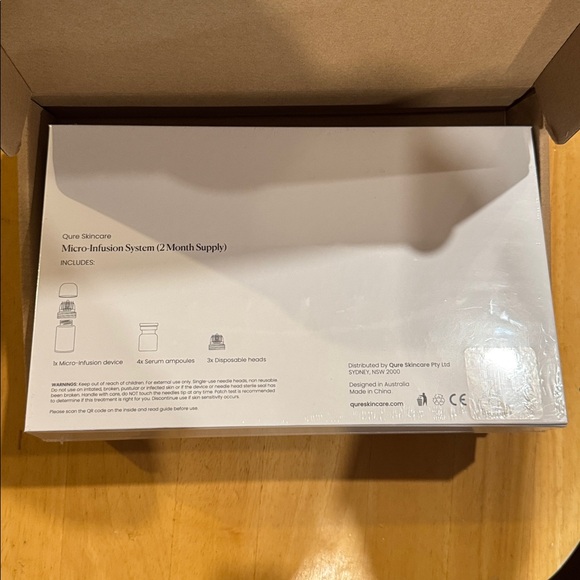 Qure Micro Infusion Dark Spot Serum Two Month Supply Unopened Sealed New In Box - Picture 3 of 3